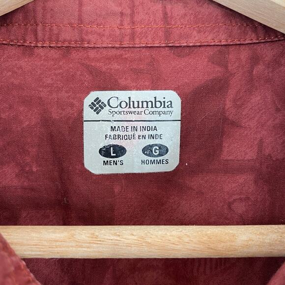 OUTDOOR CORE Columbia Cotton Button-Up Shirt – Red Utility Hunting – Men’s L - Picture 5 of 6